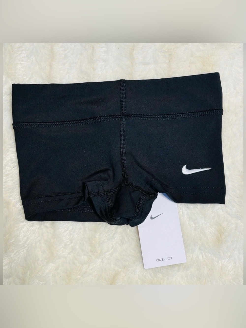 NIKE Performance Black Spandex Shorts X-Small size 4-5.  New with tags!!